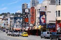 Billboards in North Beach, San Francisco Royalty Free Stock Photo