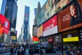 Billboards at the Times Square, NYC Royalty Free Stock Photo