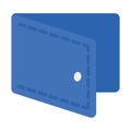 Billfold wallet, cash wallet Vector Icon which can easily modify