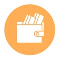 Billfold wallet Isolated Vector icon which can easily modify or edit Royalty Free Stock Photo