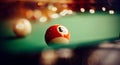 Billiard ball with number thirteen Royalty Free Stock Photo