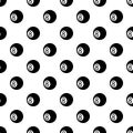 Billiard ball pattern vector seamless Royalty Free Stock Photo