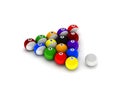 Billiard balls Royalty Free Stock Photo