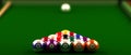 Billiard balls Royalty Free Stock Photo