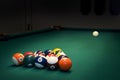 Billiard balls Royalty Free Stock Photo