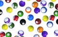 Billiard Balls Backdrop Royalty Free Stock Photo