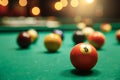 Billiard balls Royalty Free Stock Photo