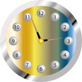 Billiard clock 1 Royalty Free Stock Photo