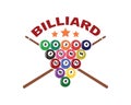 billiard icon vector illustration design Royalty Free Stock Photo