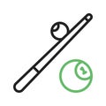 Billiard icon vector image.