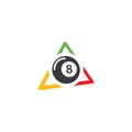 Billiard logo vector