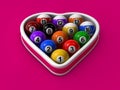 Billiard love Royalty Free Stock Photo