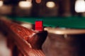 Billiard pocket Royalty Free Stock Photo