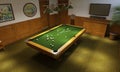 Billiard room classical style Royalty Free Stock Photo
