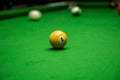 A billiard room Royalty Free Stock Photo