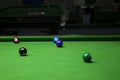 A billiard room Royalty Free Stock Photo