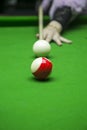 A billiard room Royalty Free Stock Photo