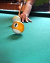 Billiard shot