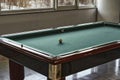 billiard table with ball degraded room pool winter