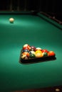 Billiard-table befor game