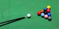 Billiards balls table