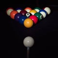 Billiards,Billiard balls. Conceptual image