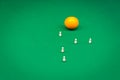 Billiards, game of carom Royalty Free Stock Photo