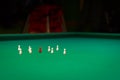 Billiards, game of carom Royalty Free Stock Photo