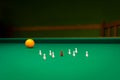 Billiards, game of carom Royalty Free Stock Photo