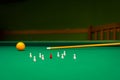 Billiards, game of carom Royalty Free Stock Photo