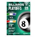 Billiards Hit And Aiming Ball Game Poster Vector