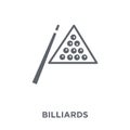Billiards icon from Entertainment collection.
