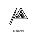 Billiards icon from Entertainment collection.