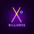 Billiards Neon Label