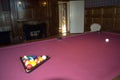 Fancy Billiards Room, It`s game time Royalty Free Stock Photo