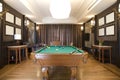 Billiards Room Royalty Free Stock Photo