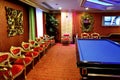 Billiards room Royalty Free Stock Photo
