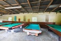 Billiards room Royalty Free Stock Photo