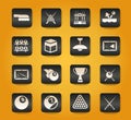 Billiards simply icons