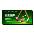 Billiards Tournament And Championship Event Vector