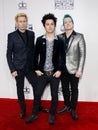 Billie Joe Armstrong, Tre Cool and Mike Dirnt Royalty Free Stock Photo