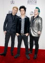 Billie Joe Armstrong, Tre Cool and Mike Dirnt Royalty Free Stock Photo