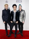 Billie Joe Armstrong, TrÃÂ© Cool and Mike Dirnt Royalty Free Stock Photo