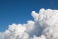 Billowing Clouds with Blue Sky Royalty Free Stock Photo