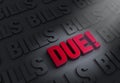 Bills Come Due! Royalty Free Stock Photo