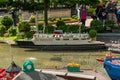 Lego model of a vintage passenger ship at Legoland Billund