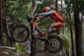 Billy GREEN of GRAND BRITAIN driving the Scorpa in action during the FIM TrialGp Andorra World Championships 2023 in Sant Julia