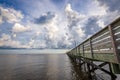 Biloxi, Mississippi at Lighthouse Pier Royalty Free Stock Photo