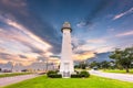 Biloxi, Mississippi USA at Biloxi Lighthouse Royalty Free Stock Photo