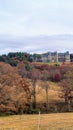 Biltmore Estate in the Distance Autumn Days Royalty Free Stock Photo